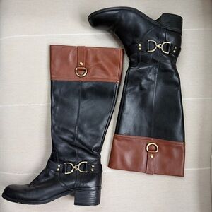 Bandolino Equestrian Leather Riding Boots